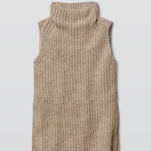 Aritzia Sleeveless Funnel Neck Sweater